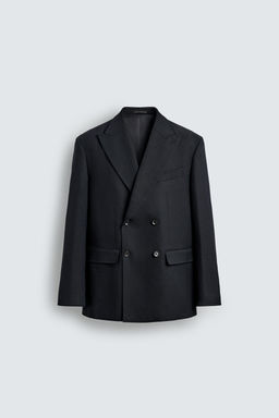 DOUBLE-BREASTED SUIT BLAZER - Zara фото 7