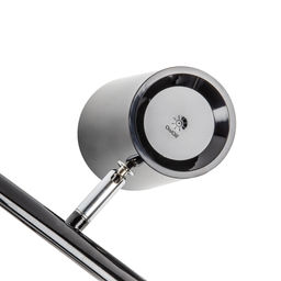 ULM-T600 2х6W/4500K/DIM BLACK Торшер напольный светодиодный, 2х6W. Сенсорный выключатель. Диммер. Черный. ТМ Uniel