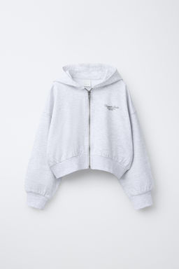 SUDADERA CAPUCHA TEXRO RELIEVE / Gris vigor?