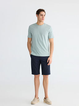 Bisiklet Yaka Penye Erkek Ti??rt