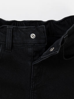 Джинсы палаццо Уголь утепленные - Bungly фото 4