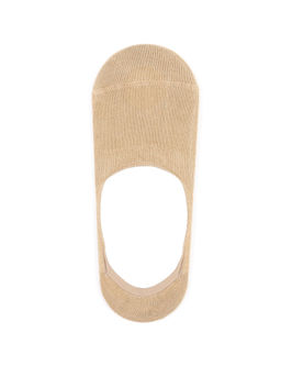 Бежевые носки-балерины - Cacharel фото 2