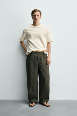 SUDADERA INTERLOCK ESTAMPADO FOTOGR?FICO / Beige