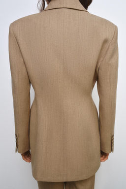 TAILORED BLAZER WITH WOOL ZW COLLECTION - Zara фото 3