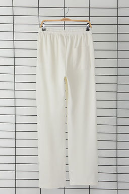 TRENDYOL MAN Siyah Wide Leg/Genis Kesim Waffle Dokulu Esofman Alt? Pantolon TMNSS25EA00000 - Trendyolmilla фото 15