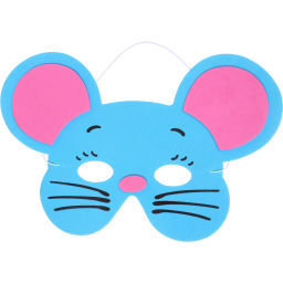 Цена за 10 шт. Маска карнавальная "Мышка Рикки"