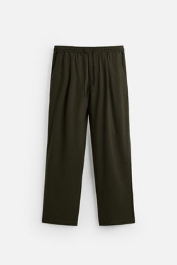 RELAXED FIT LYOCELL TROUSERS - Zara фото 17