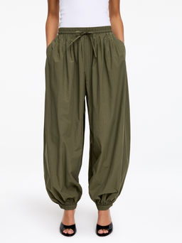 Pantalones abullonados de algod?n - H&m фото 6