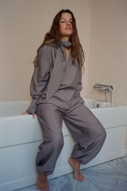 CAMISA RAYAS LAZADA / Gris - Zara фото 2