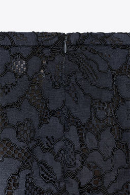 ZW COLLECTION LACE MIDI SKIRT - Zara фото 18