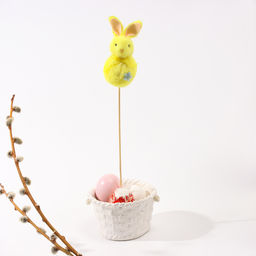 Декор на Пасху «Пасхальный зайка», 6×6×34 см