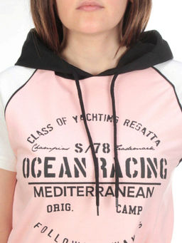 11794 PINK Туника спортивная женская (100% хлопок) - Фабричный китай фото 7