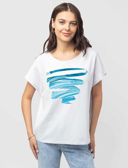 VILATTE / Футболка из премиального хлопка с эластаном