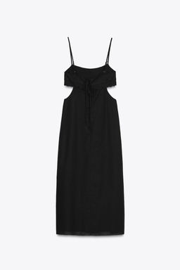 CUT-OUT EMBROIDERED DRESS - Zara фото 15