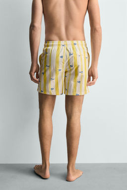 BA?ADOR MEDIO RAYAS PECES / Blanco - Zara фото 3