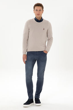 Erkek _ndigo Slim Fit Jean Pantolon