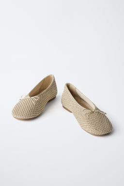 BAILARINA CROCHET METALIZADA / Oro - Zara фото 3