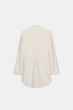 BLAZER LARGA SIN SOLAPA ZW COLLECTION / Beige claro - Zara фото 9