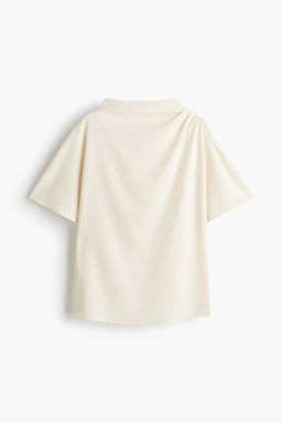 Top drapeado con cuello elevado - H&m фото 2