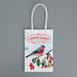 Пакет крафтовый Зимушка, 15 10 6 см - Дарите счастье фото 16