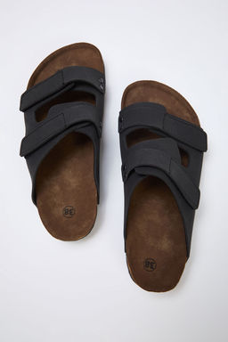 Trendyol Shoes Vizon Cift C?rt Bantl? Duz Kad?n Terlik TAKSS25TE00002 - Trendyolmilla фото 6