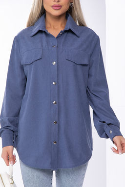 Рубашка Дыхание весны (джинс) Б8228 - Lt collection фото 5