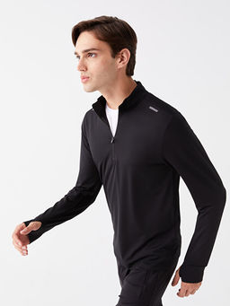 Dik Yaka Erkek Sweatshirt