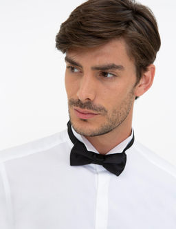 Beyaz Slim Fit Smokin G_mlek