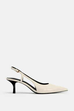 ZAPATO TAC?N DESTALONADO / Crudo - Zara фото 3