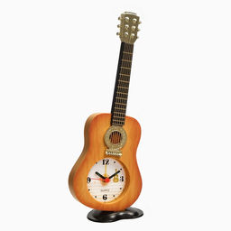 Часы - будильник настольные «Гитара», дискретный ход, циферблат 5.5 х 5.5 см