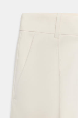 PANTAL?N CROPPED NERVIO ZW COLLECTION / Beige claro - Zara фото 4