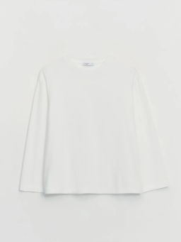 Базовый лонгслив из хлопка / Zarina