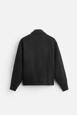 TEXTURED ZIP-UP OVERSHIRT - Zara фото 16
