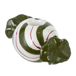 Подсвечник "Конфета", L12 W6 H5 см, 2в.