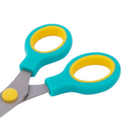 Лео Ножницы школьные с прорезиненными ручками LLSE-02 133 мм