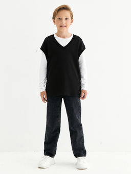 Черный жилет