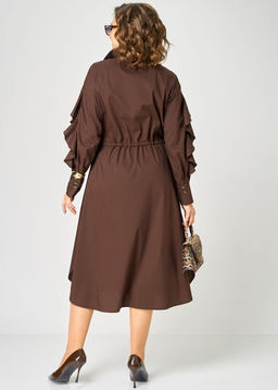 Платье EVA GRANT 7223 шоколад