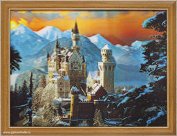 Картина 5D 30х40 5043 Замок / ZR8210H-222411 /