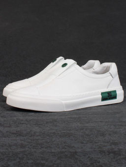 03-0121-01 WHITE Полуботинки спортивные мужские (натуральная кожа) - Фабричный китай фото 2