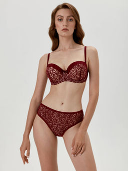 CONTE Бюстгальтер TATOUAGE RB8042 бордо  фото 4