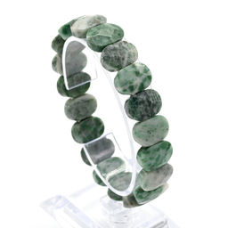 Браслет граненый 14*7мм из нефрита байкальского - Радуга камня фото 19