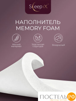 Подушка анатомическая SleepiX МИОКО плстр/пенополиуретан, бел - Sleep ix фото 5