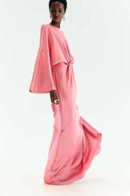 Vestido de sat?n con detalle girado - H&m фото 4