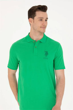 U. S. Polo Assn Мужская футболка Apple Green с воротником-поло - U.s. polo assn фото 10