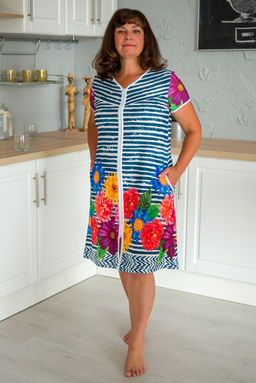 Халат женский из вискозы Есения с рукавом