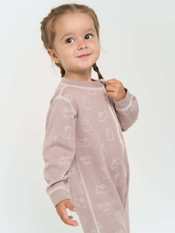 Термокомбинезон с шерстью Кролики 0+ - Bungly фото 7