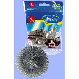 Мочалка для посуды металл. КАЙМАН Антелла, арт. 3778