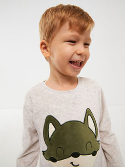 Bisiklet Yaka Uzun Kollu Erkek Bebek Pijama Tak?m? - Waikiki фото 3