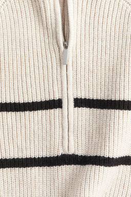 Jersey en punto de canale con media cremallera - H&m фото 9