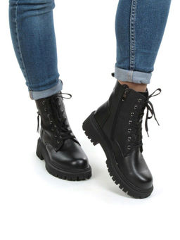 01-5269-1 BLACK Ботинки демисезонные женские (натуральная кожа, байка) - No name фото 4